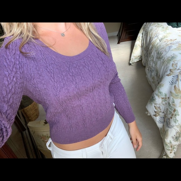 Free People Lavender sweater - Picture 2 of 2